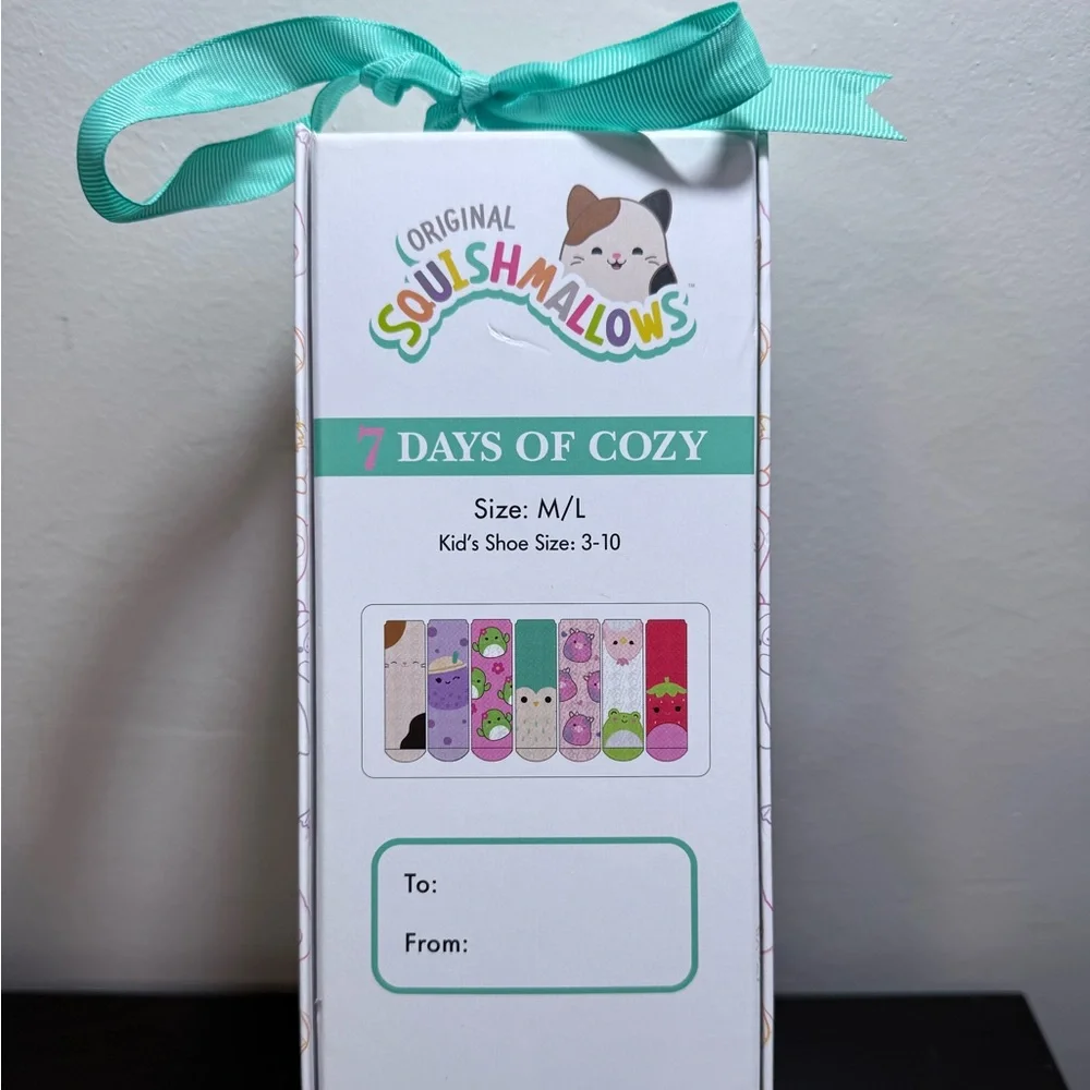 Squishmallows 7 Days of Cozy Socks‎ | NWT & Gift Box